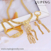 60748- Xuping Fashion New Design borla de Navidad conjunto de joyas para mujer de moda